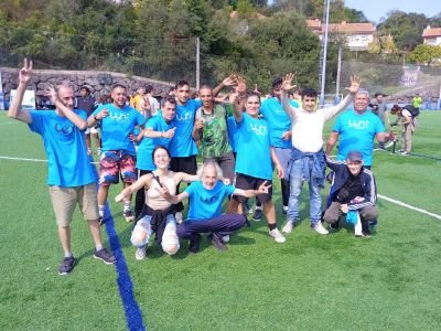 El centro de día Aukera participa en el campeonato de fútbol 